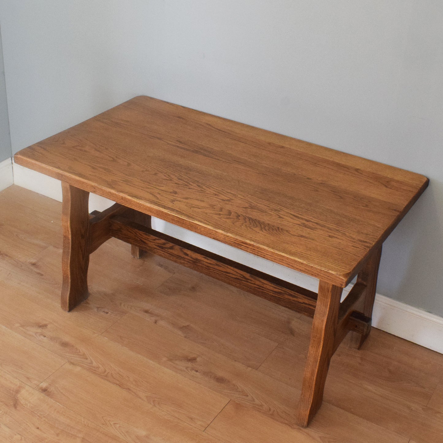 Oak Table and Four Chairs