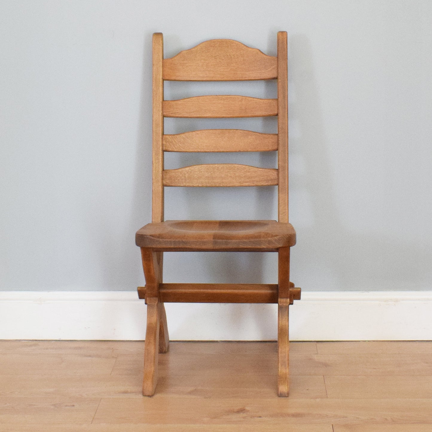 Oak Table and Four Chairs