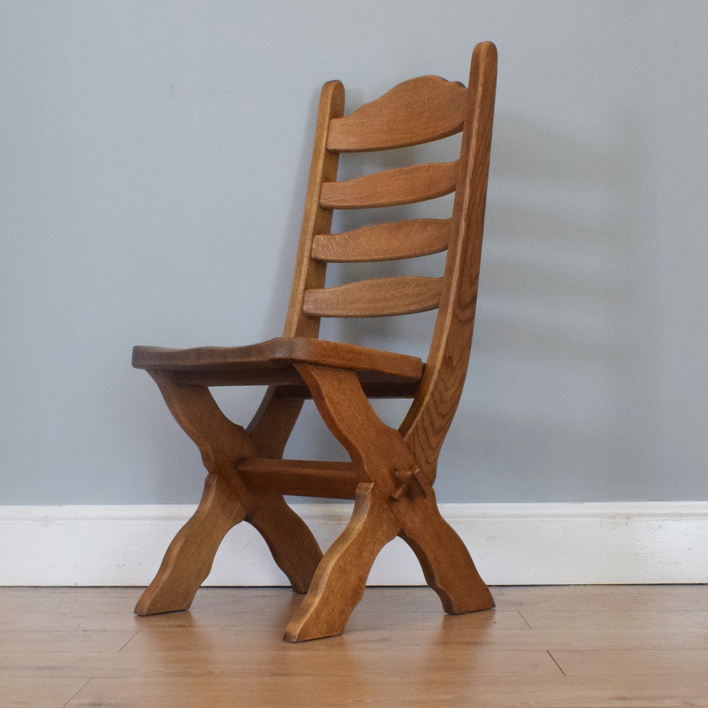 Oak Table and Four Chairs