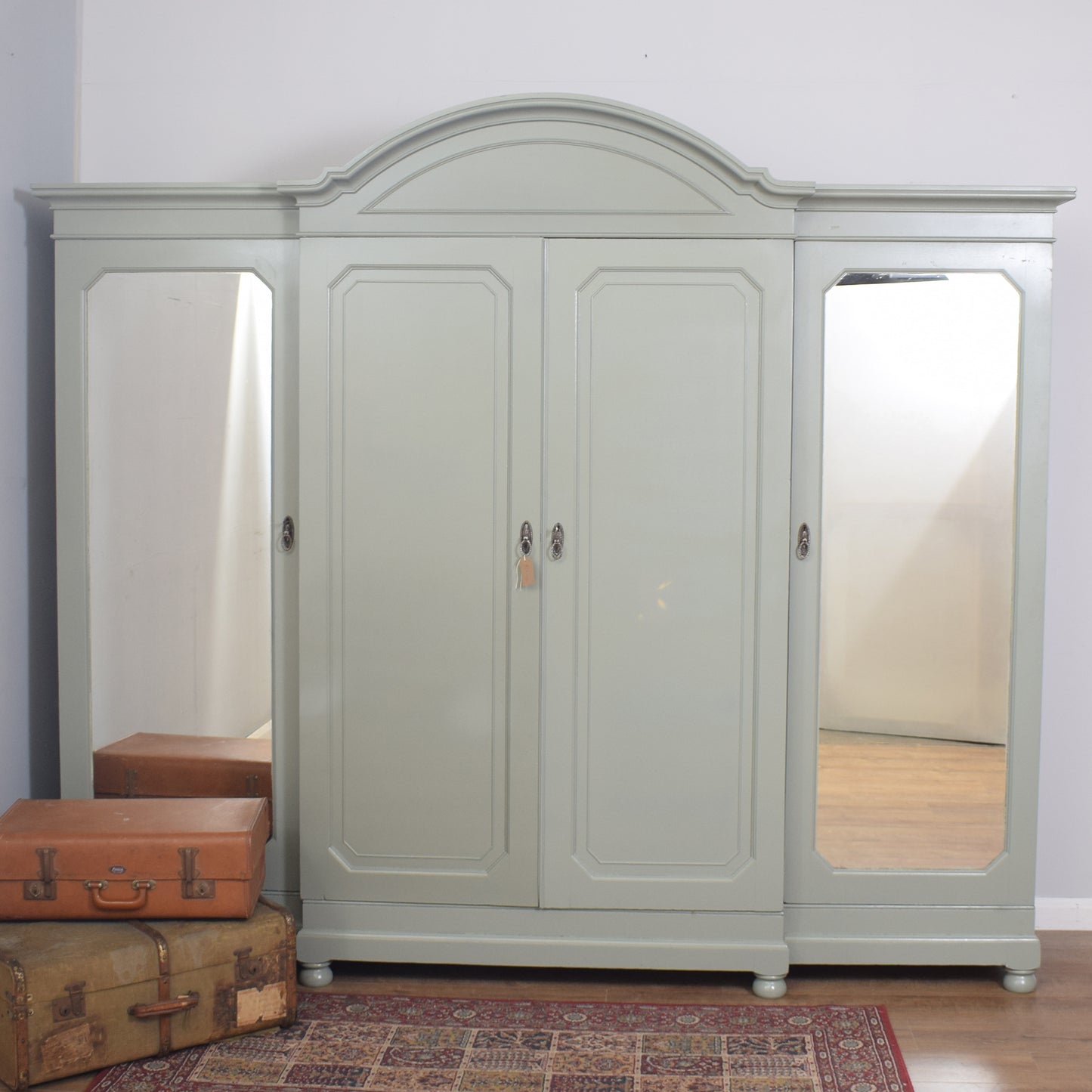 Antique Painted Compactum Wardrobe