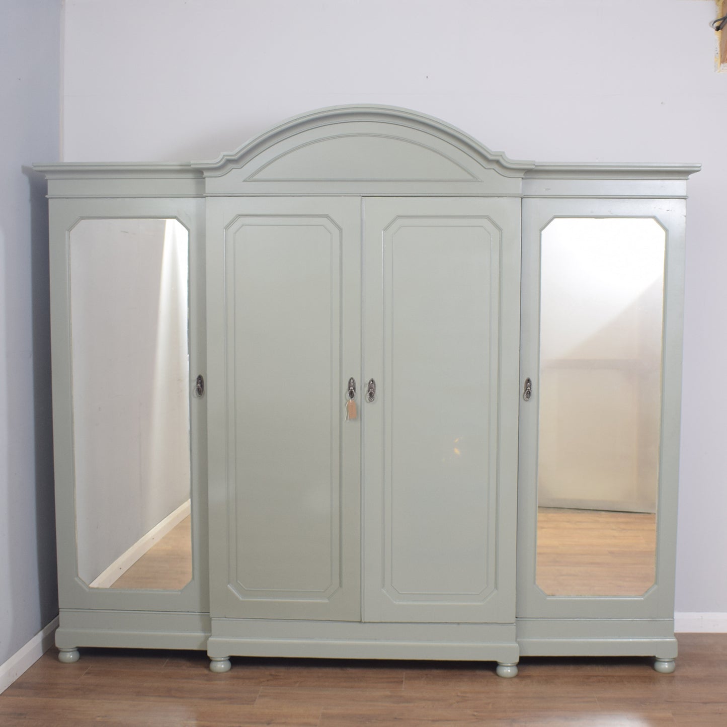 Antique Painted Compactum Wardrobe