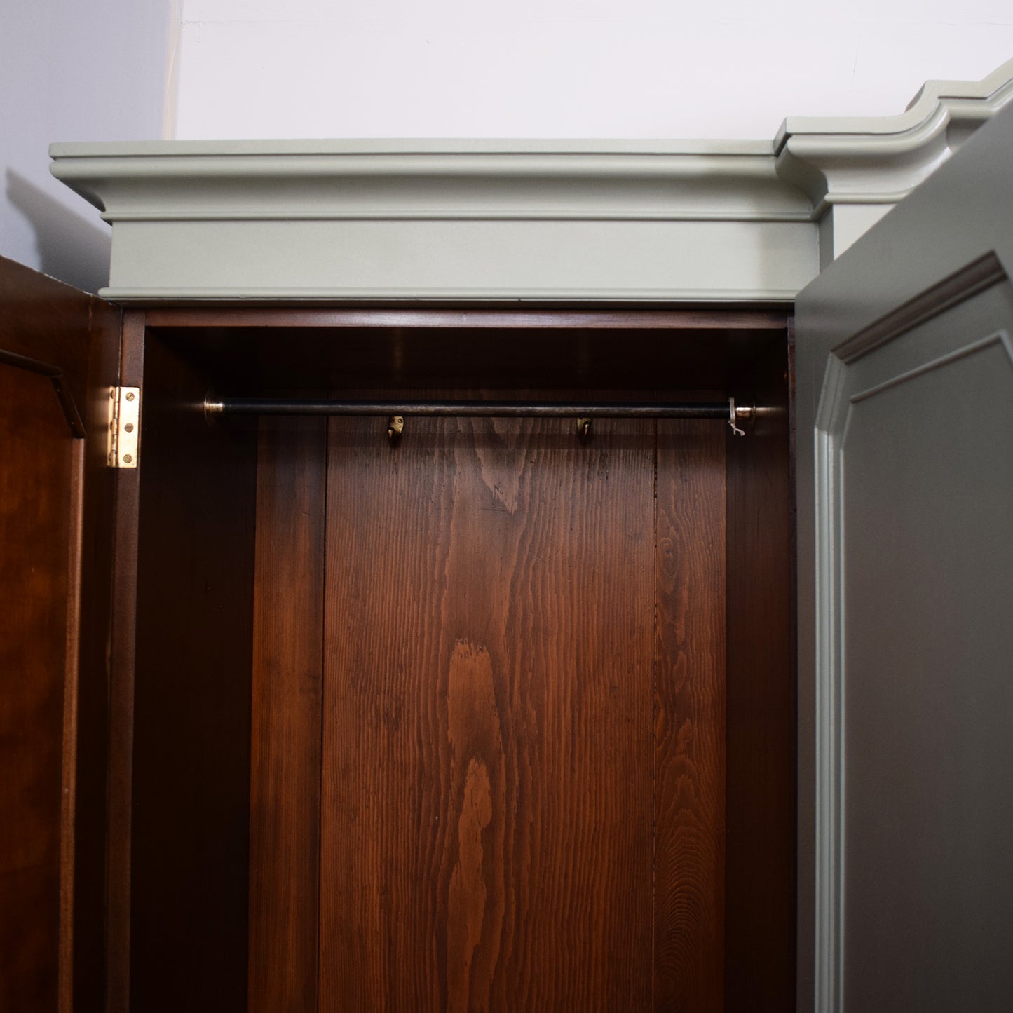 Antique Painted Compactum Wardrobe