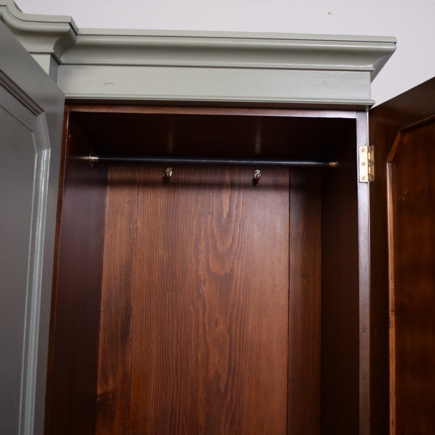 Antique Painted Compactum Wardrobe