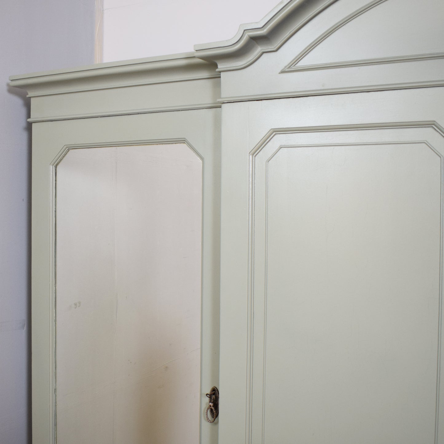 Antique Painted Compactum Wardrobe