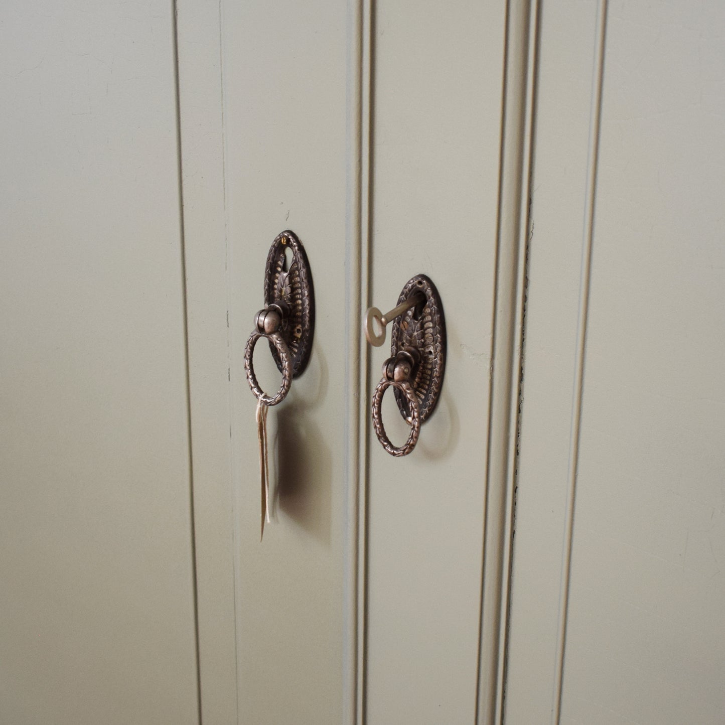 Antique Painted Compactum Wardrobe