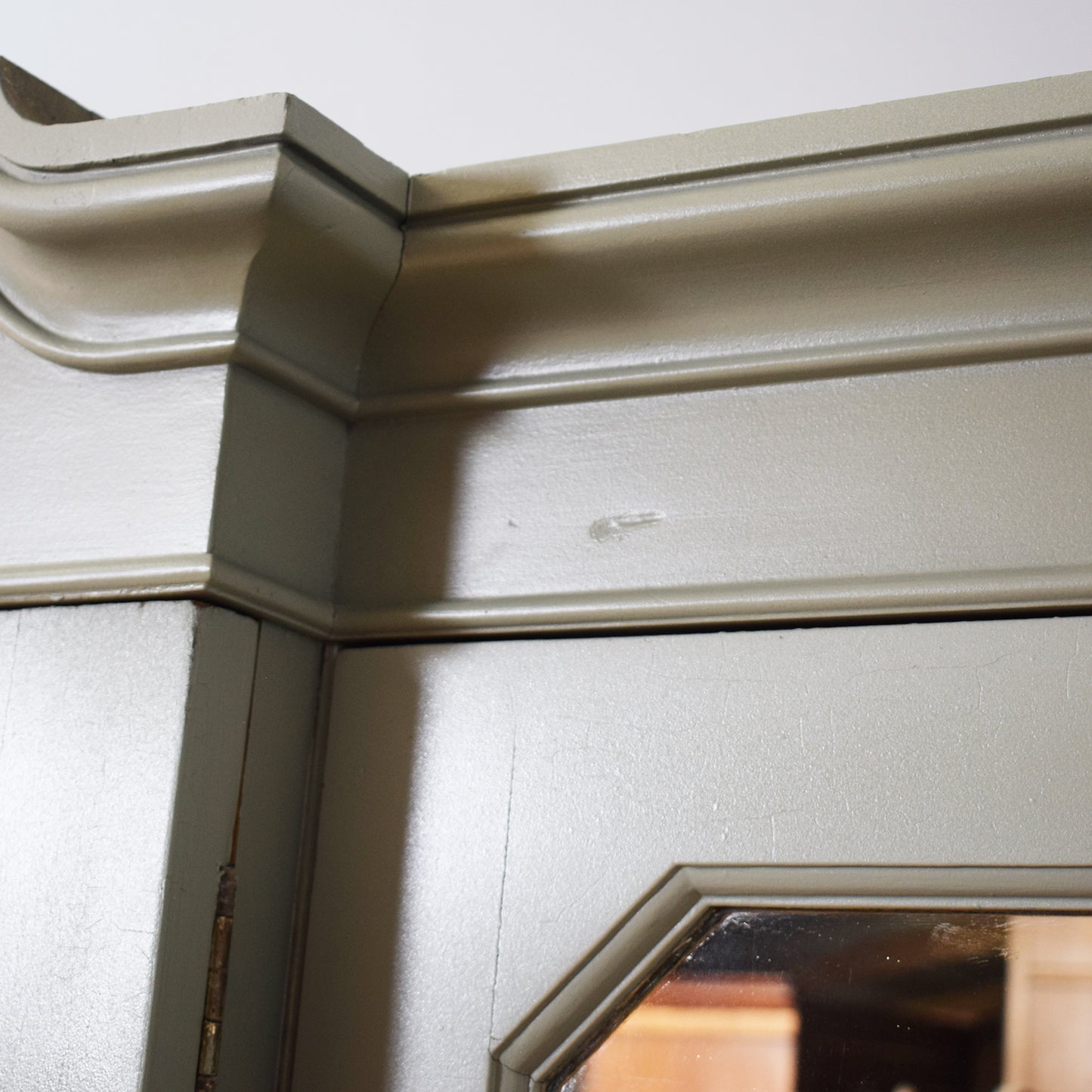 Antique Painted Compactum Wardrobe