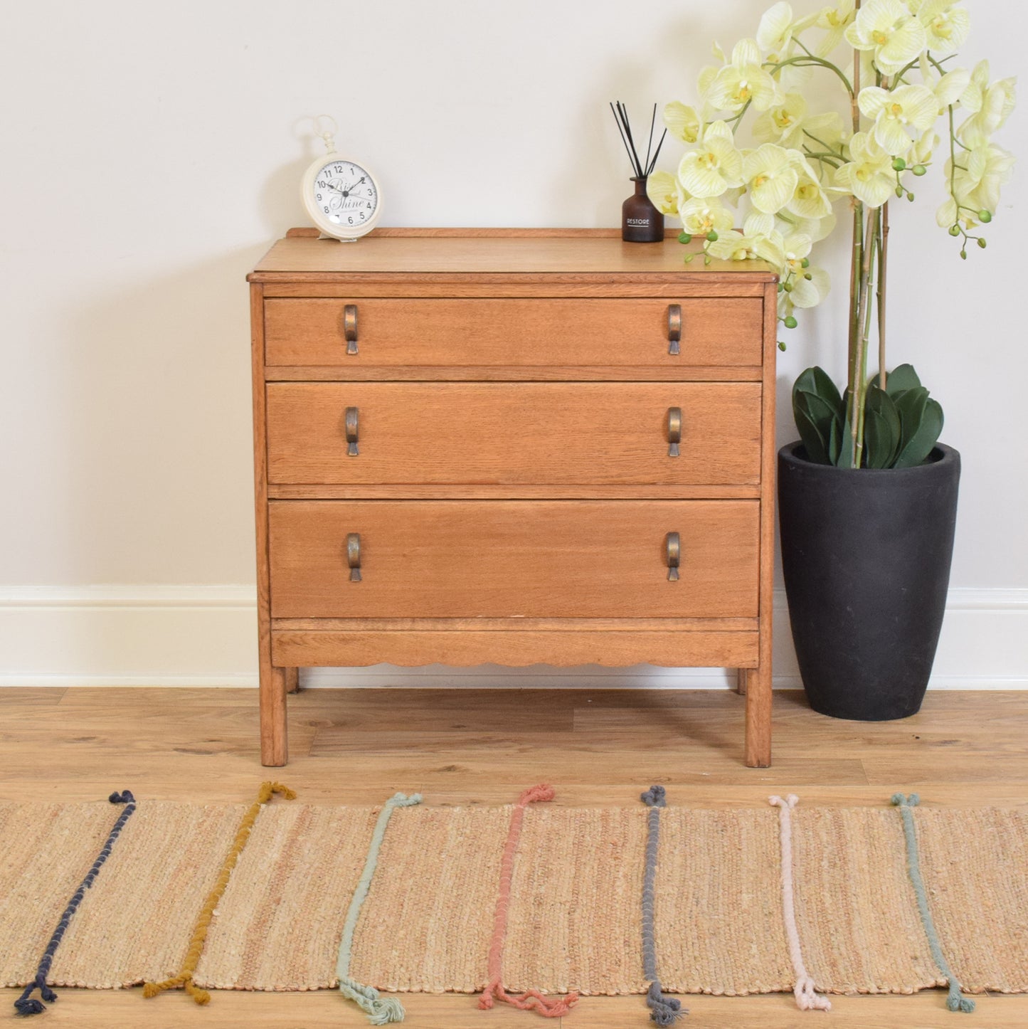 Restored Oak Chest of Drawers