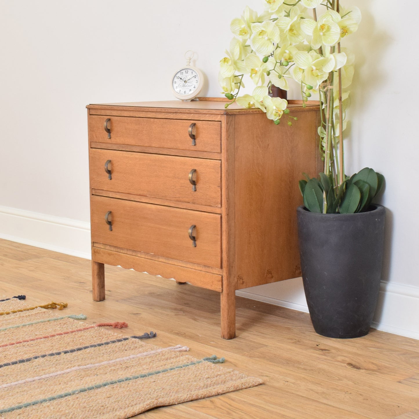 Restored Oak Chest of Drawers