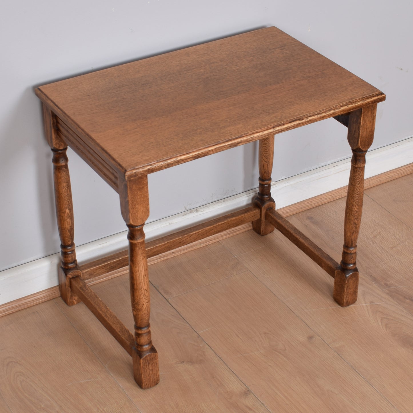 Oak Nest of Three Tables