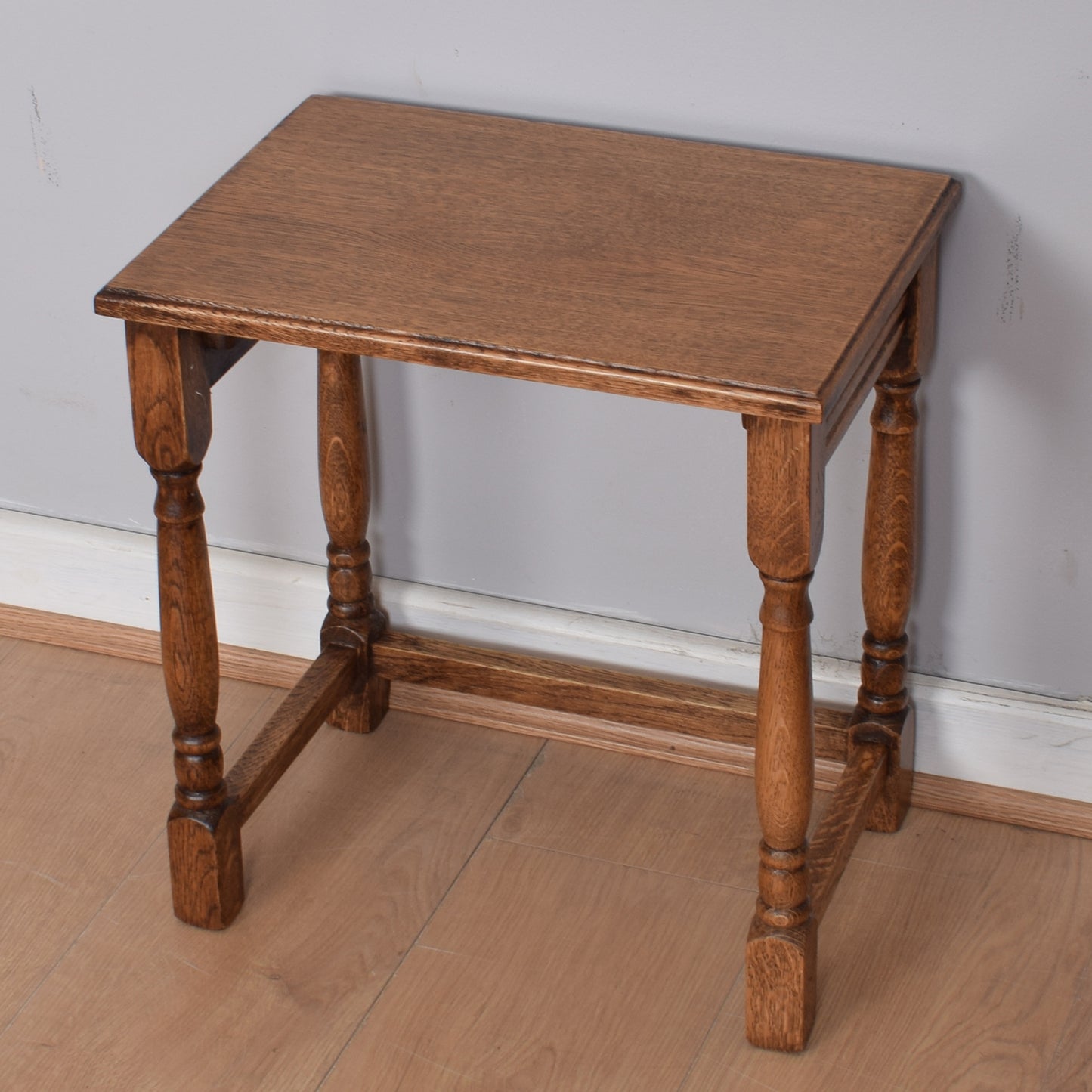 Oak Nest of Three Tables