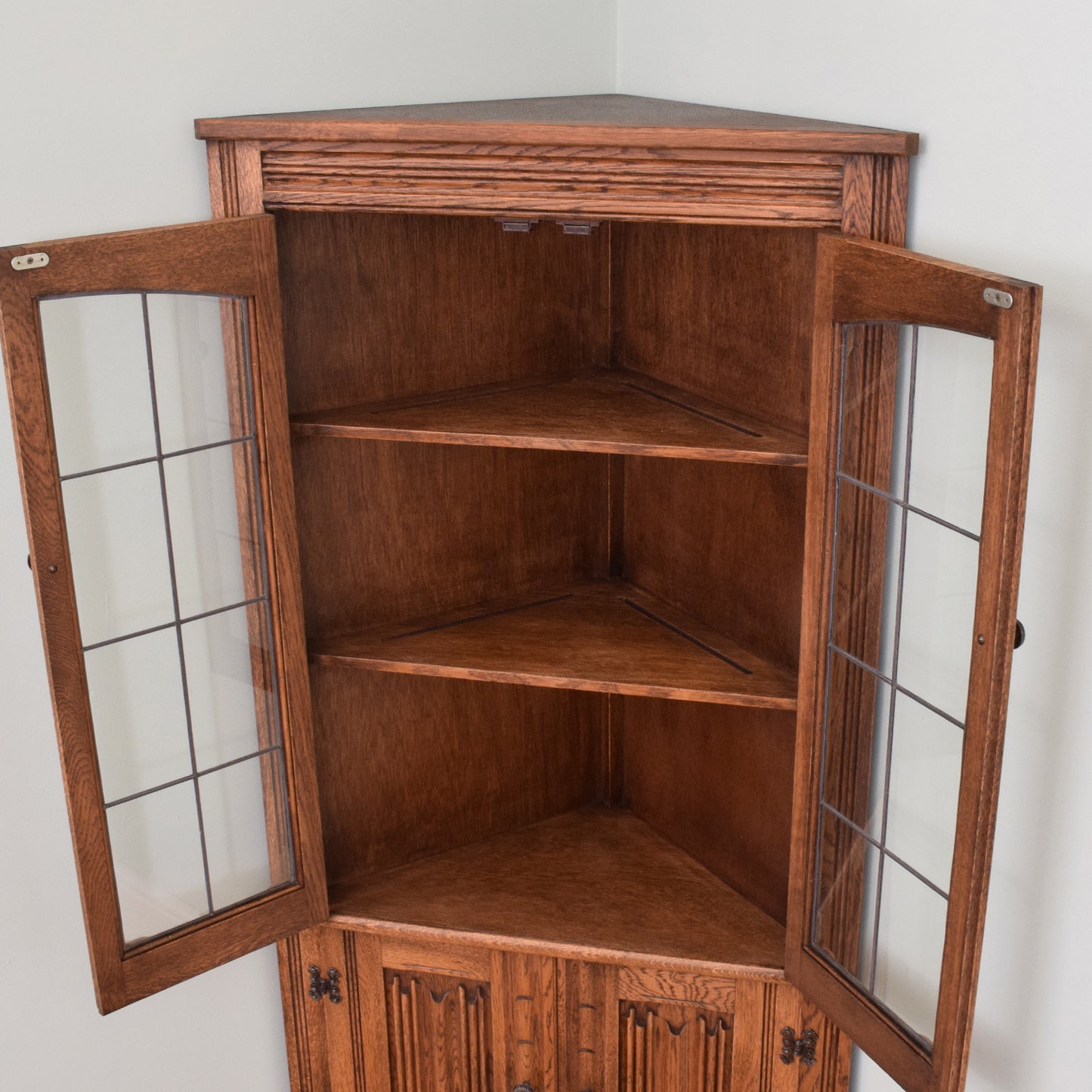 Restored Oak Corner Unit