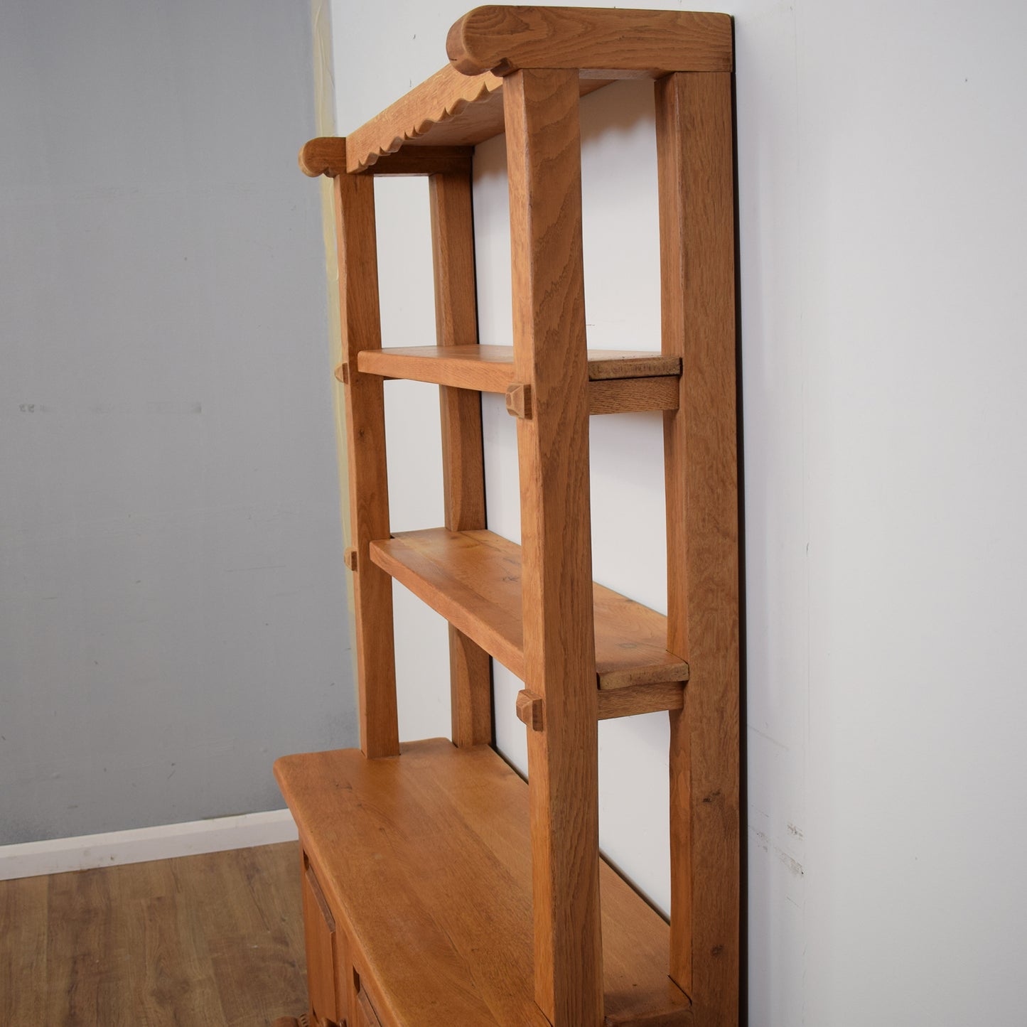 Restored Solid Oak Bookcase