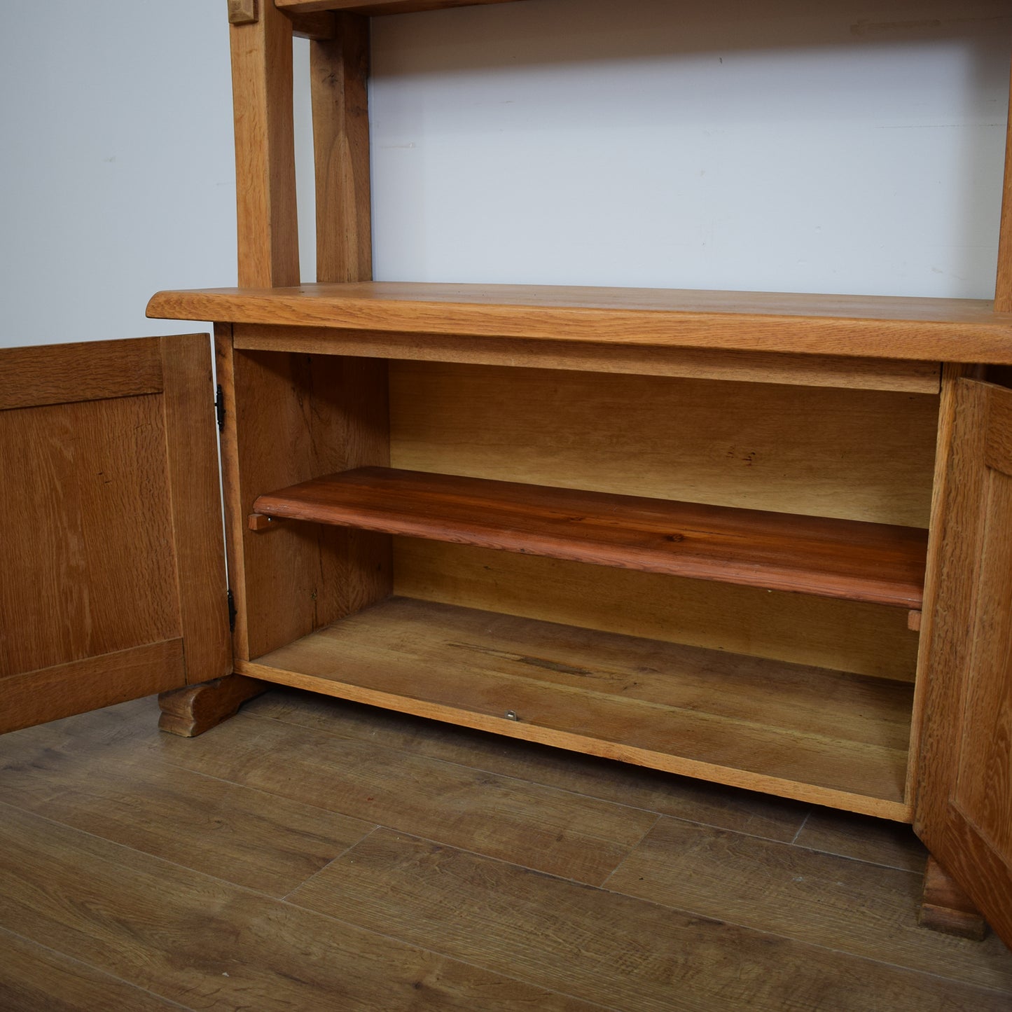 Restored Solid Oak Bookcase