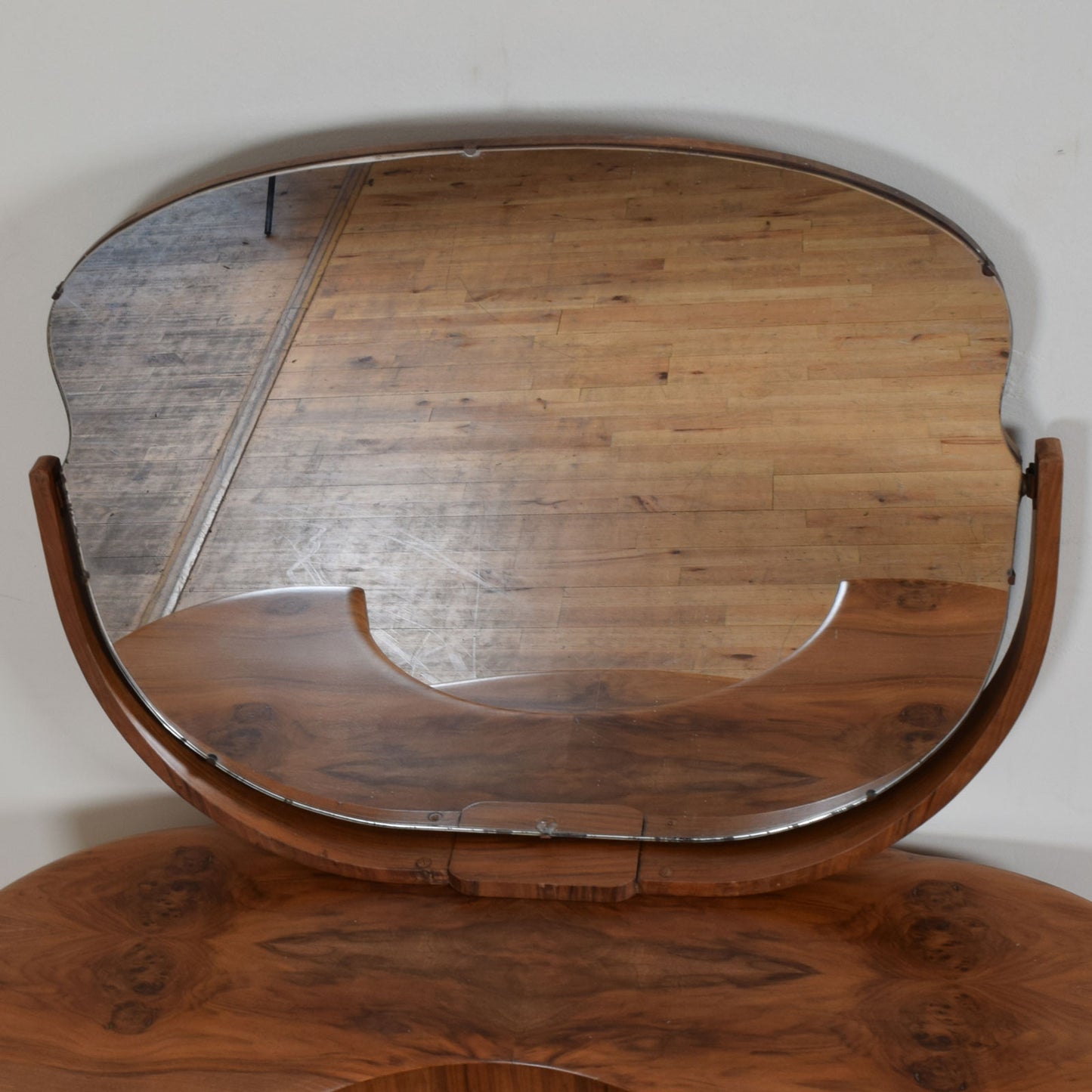 Walnut Veneer Dressing Table