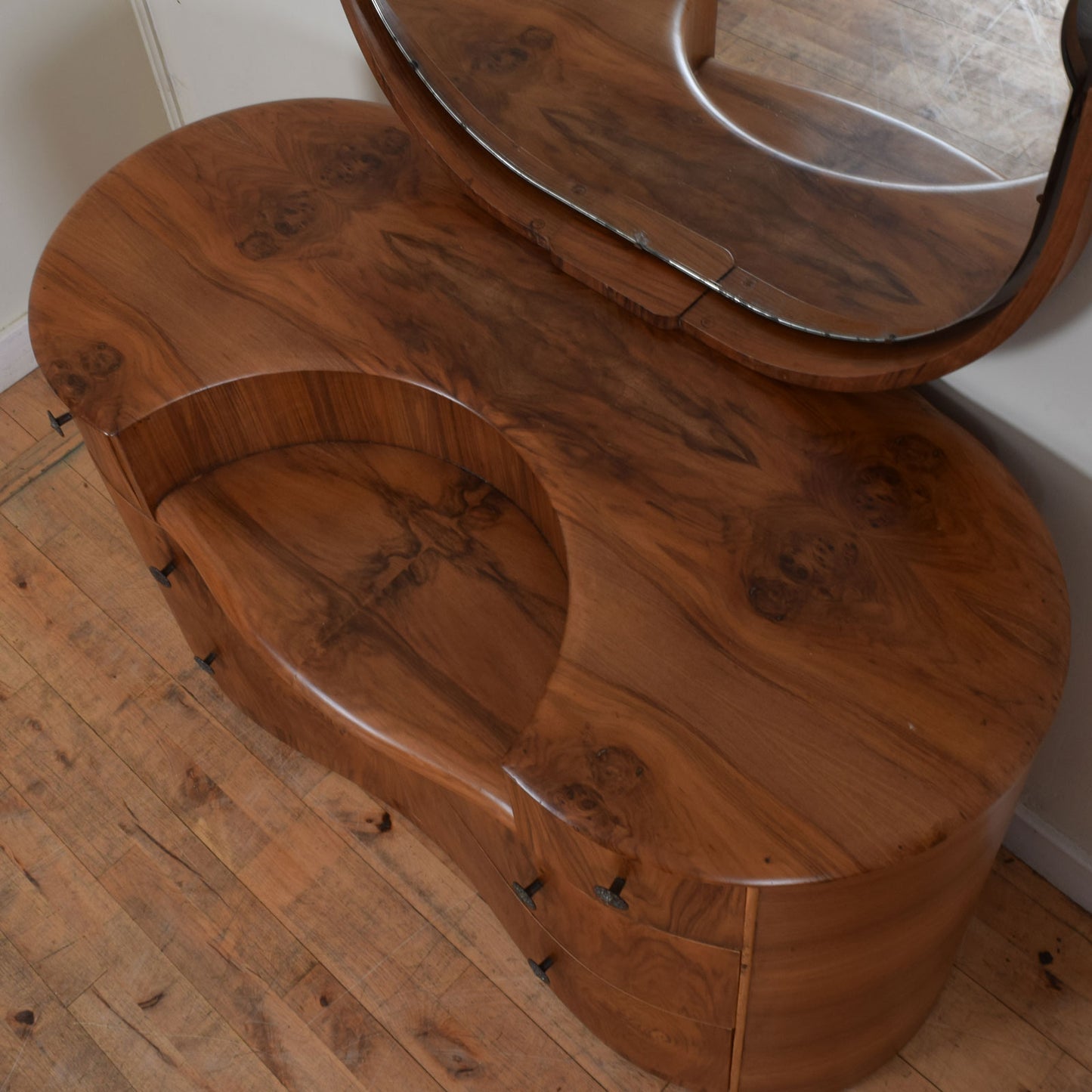 Walnut Veneer Dressing Table