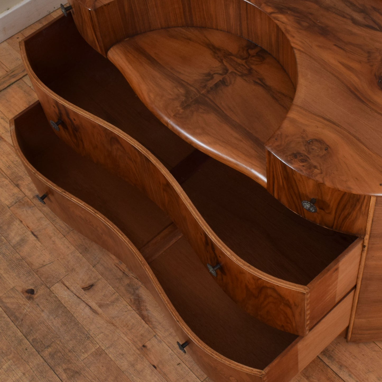 Walnut Veneer Dressing Table