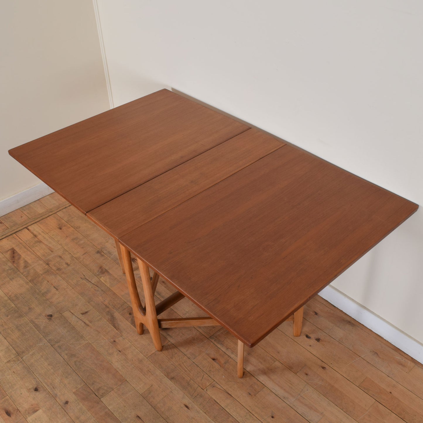 Restored Oak Drop Leaf Table