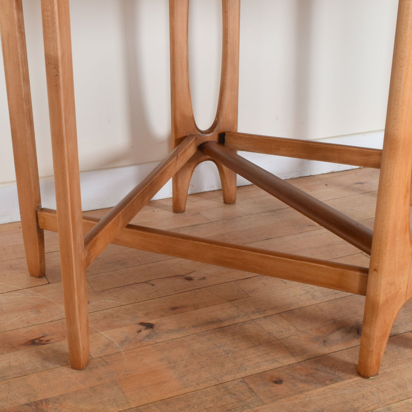 Restored Oak Drop Leaf Table