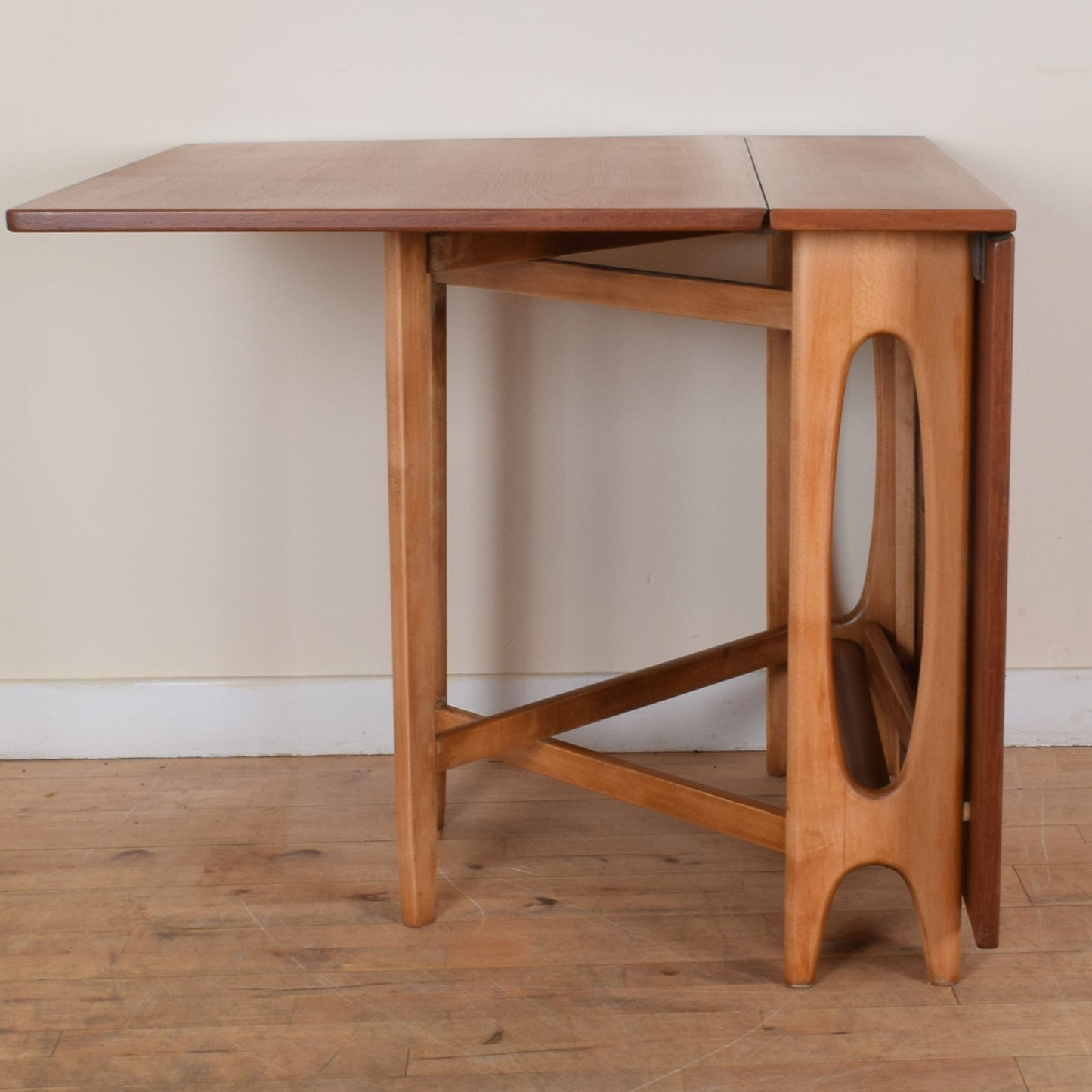 Restored Oak Drop Leaf Table