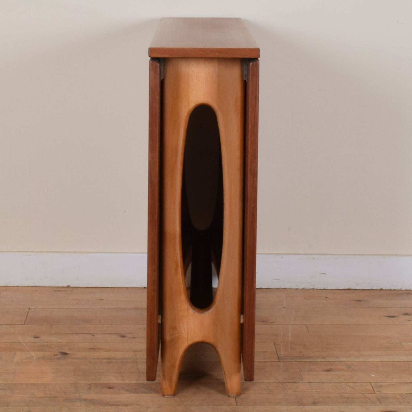 Restored Oak Drop Leaf Table