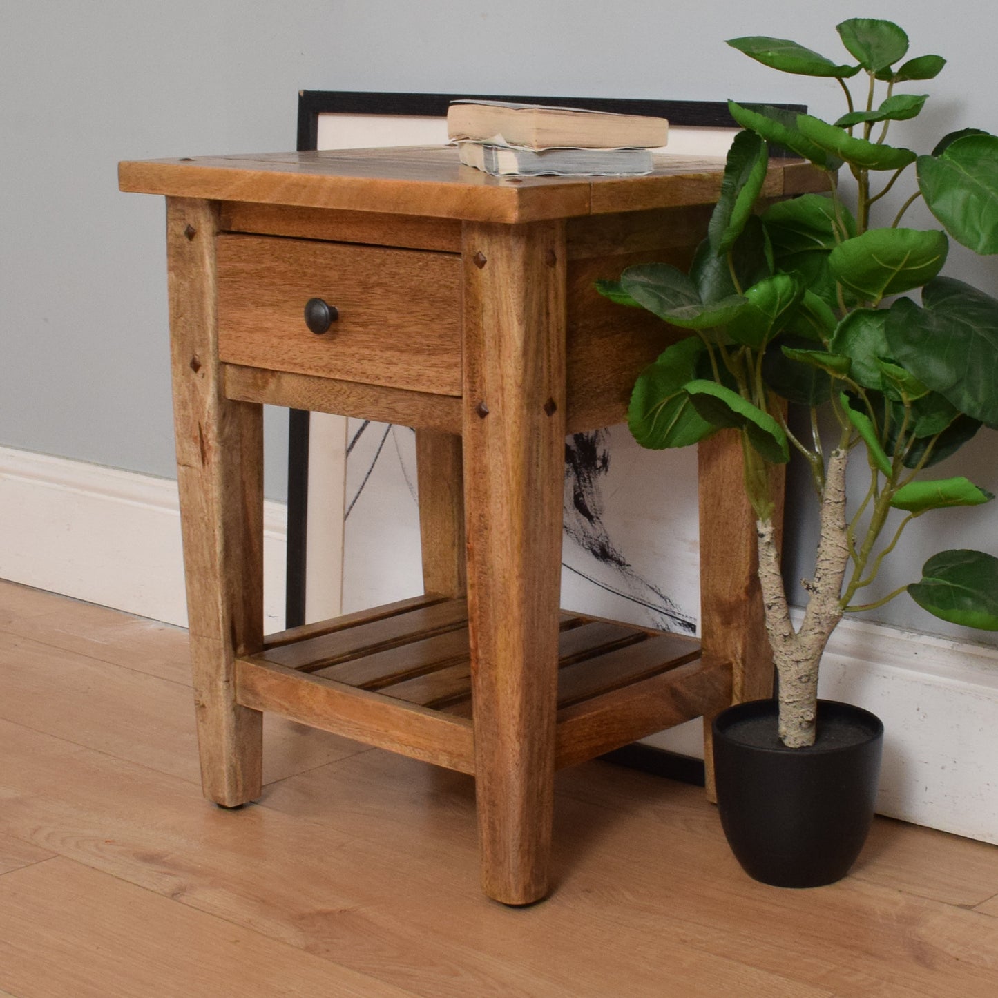 Hardwood Bedside Cabinet