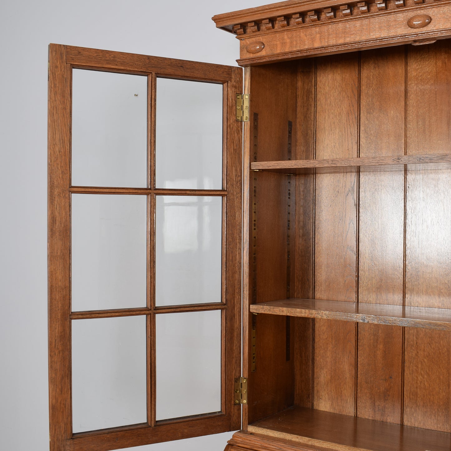 Glazed Bureau Bookcase