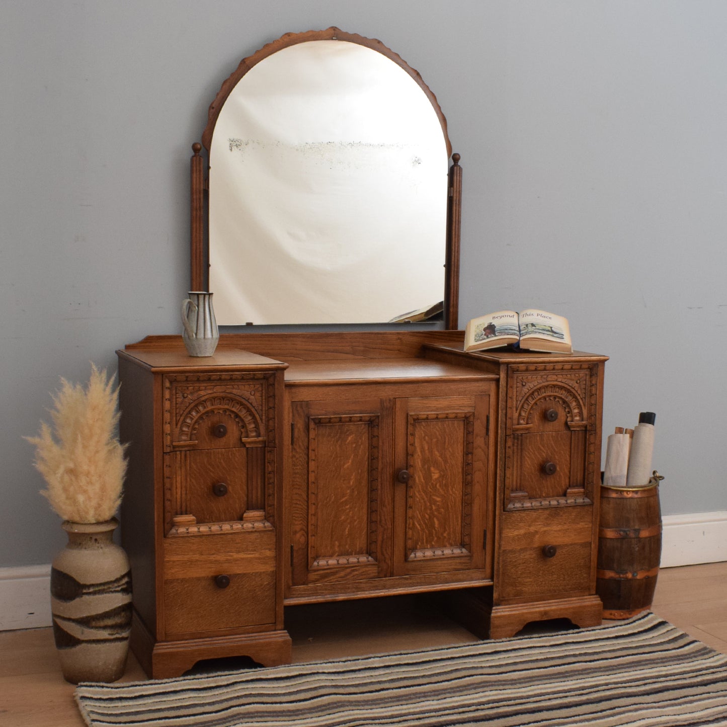 Carved Dressing Table