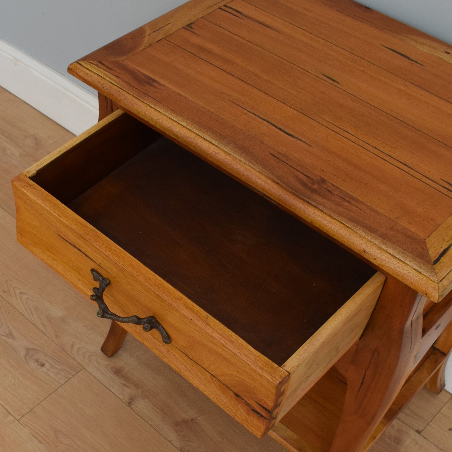 Restored Hardwood Side Table