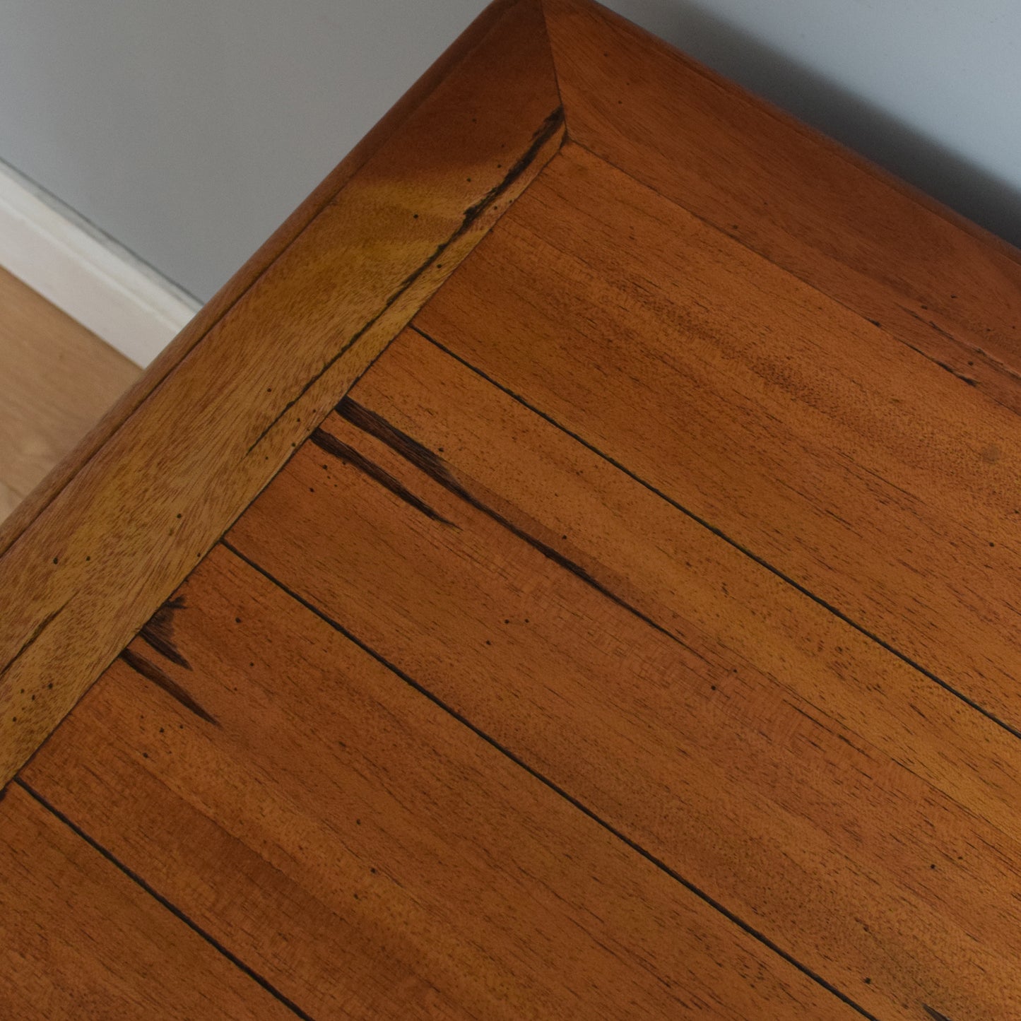 Restored Hardwood Side Table