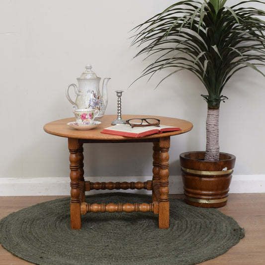 Restored Oak Small Coffee Table