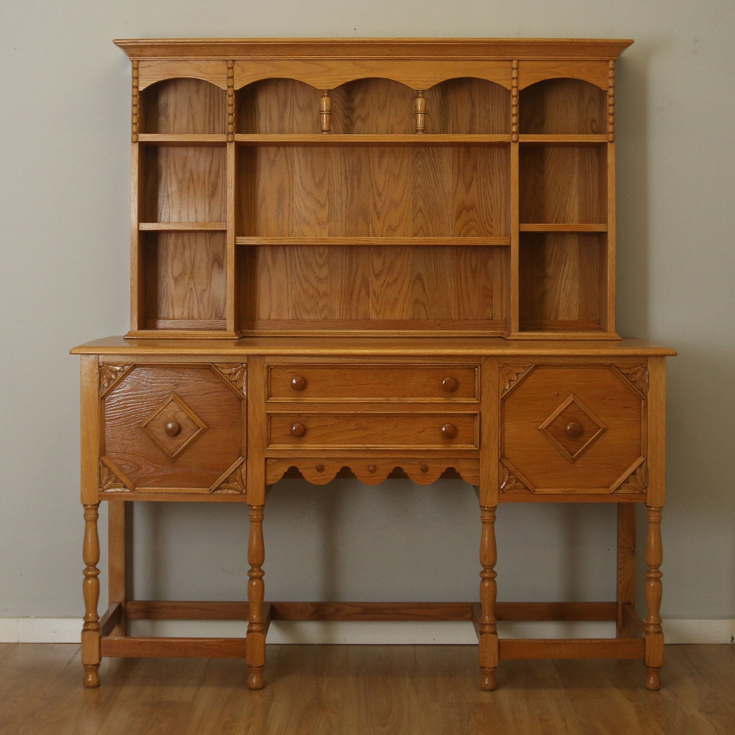 Carved Oak Dresser