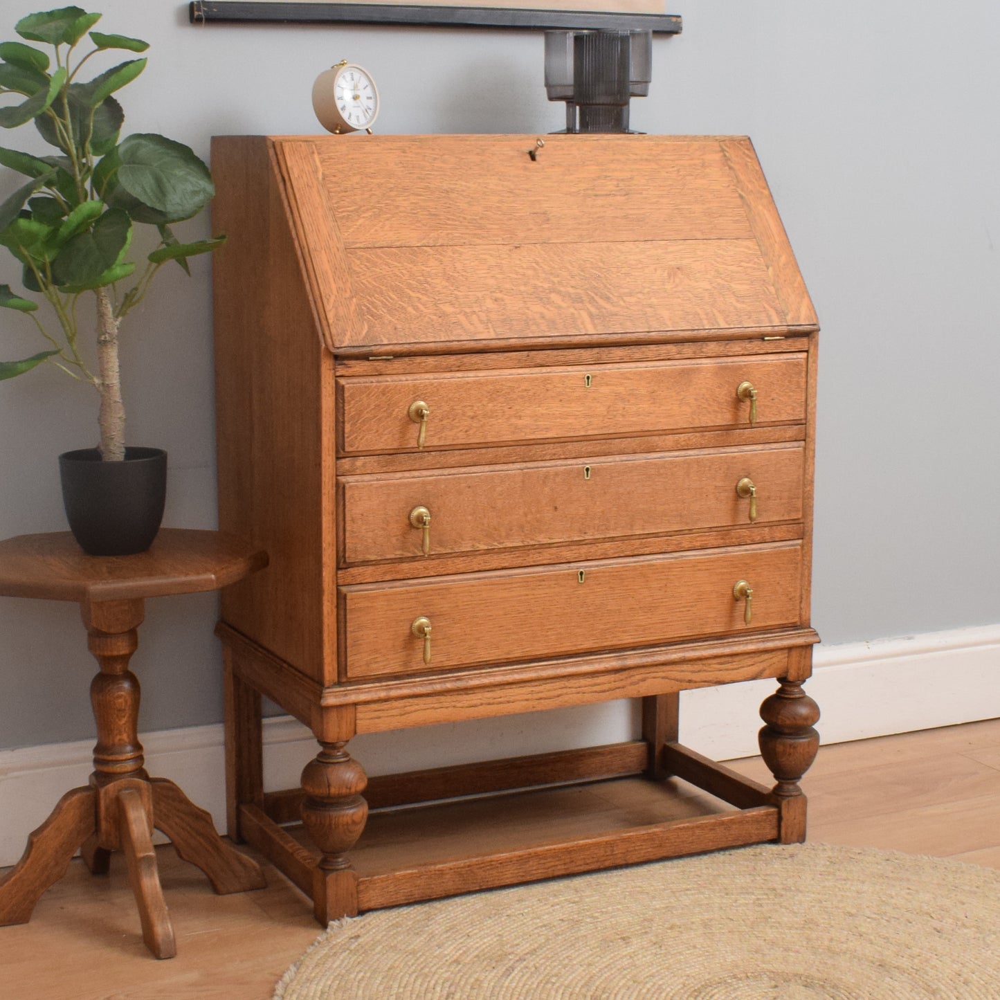 Vintage Oak Bureau