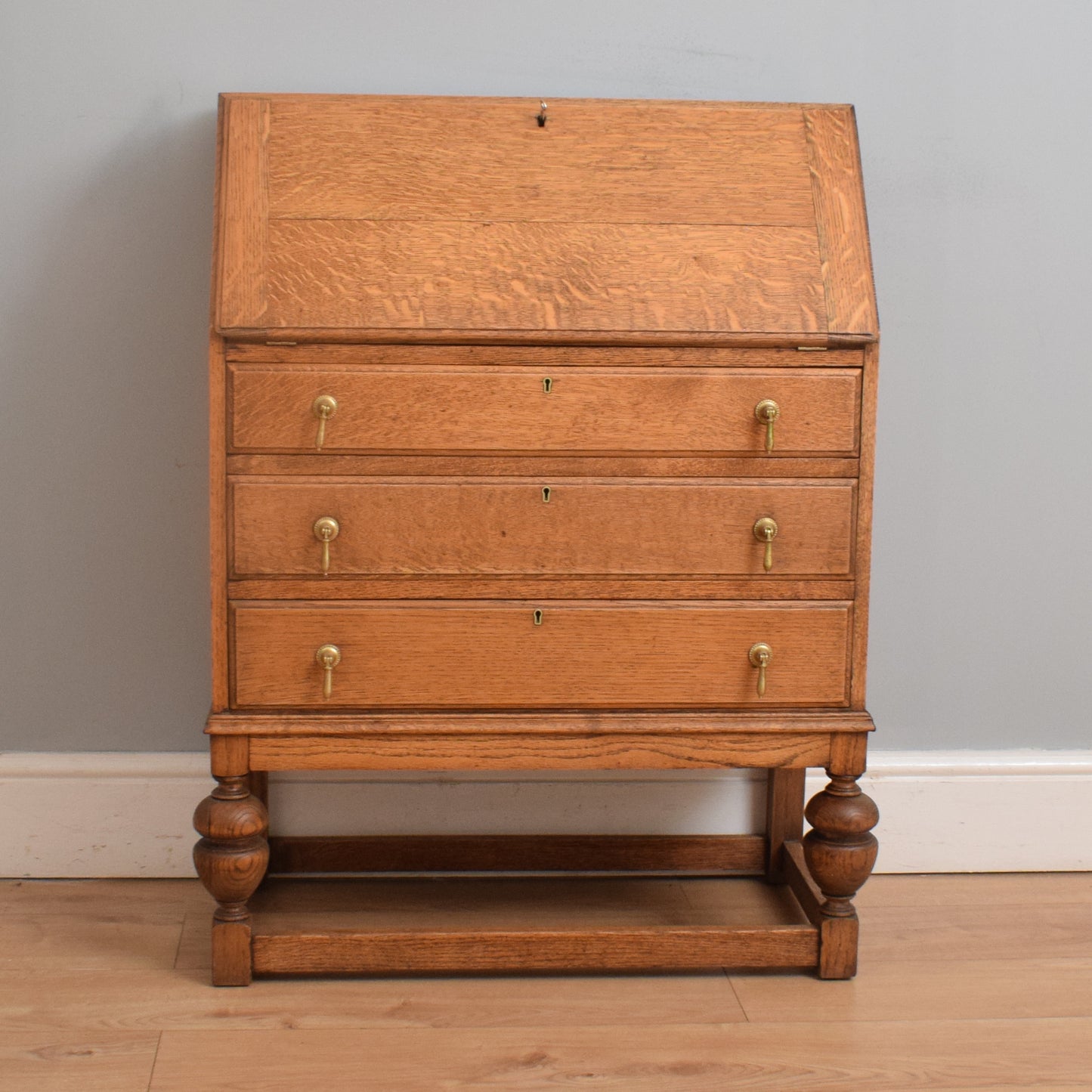 Vintage Oak Bureau
