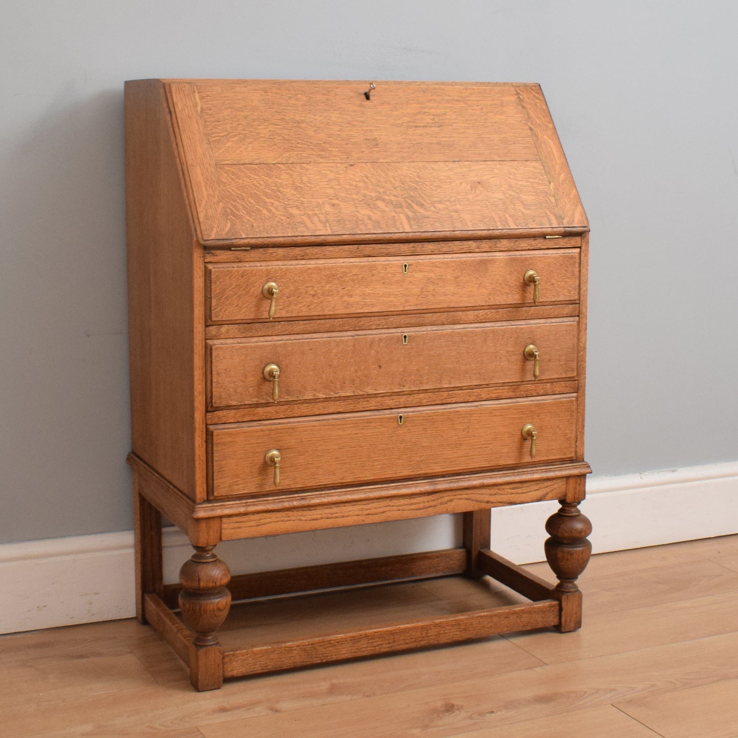 Vintage Oak Bureau