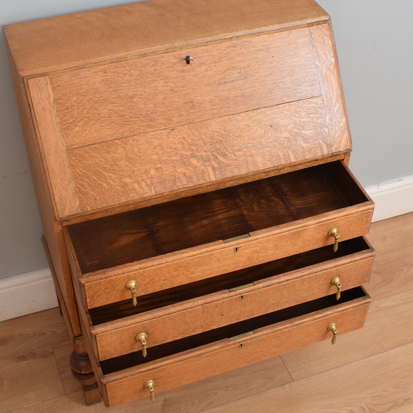 Vintage Oak Bureau