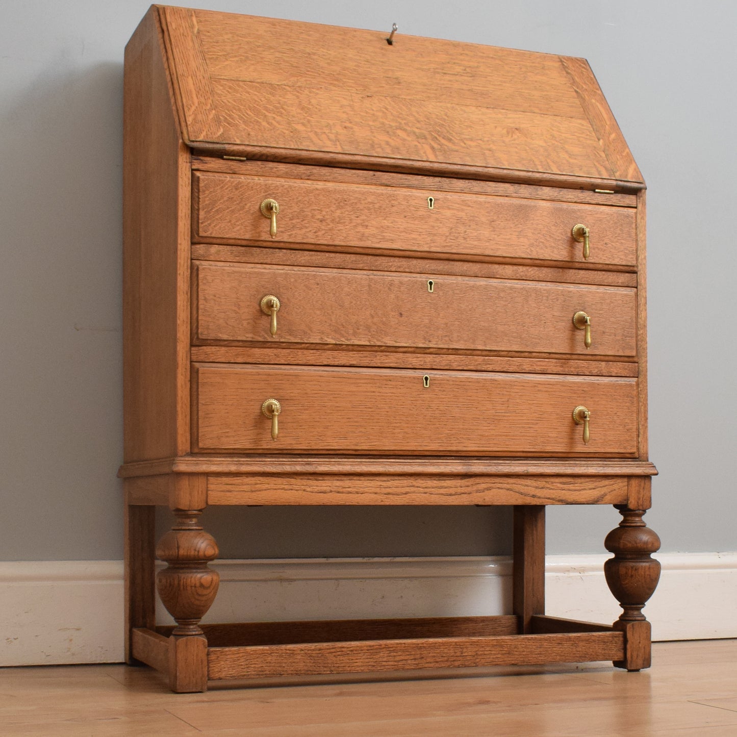 Vintage Oak Bureau