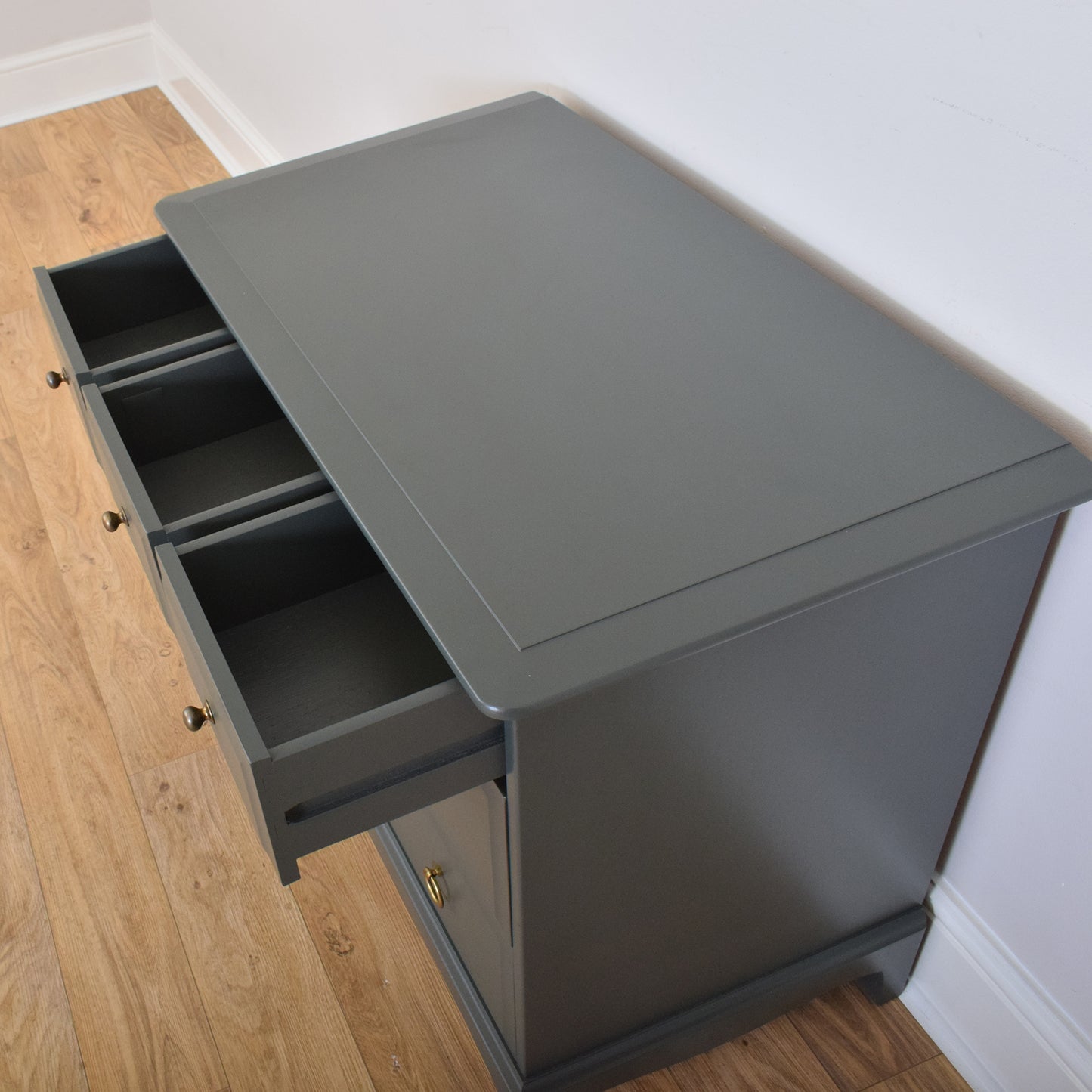Painted Stag Chest Of Drawers