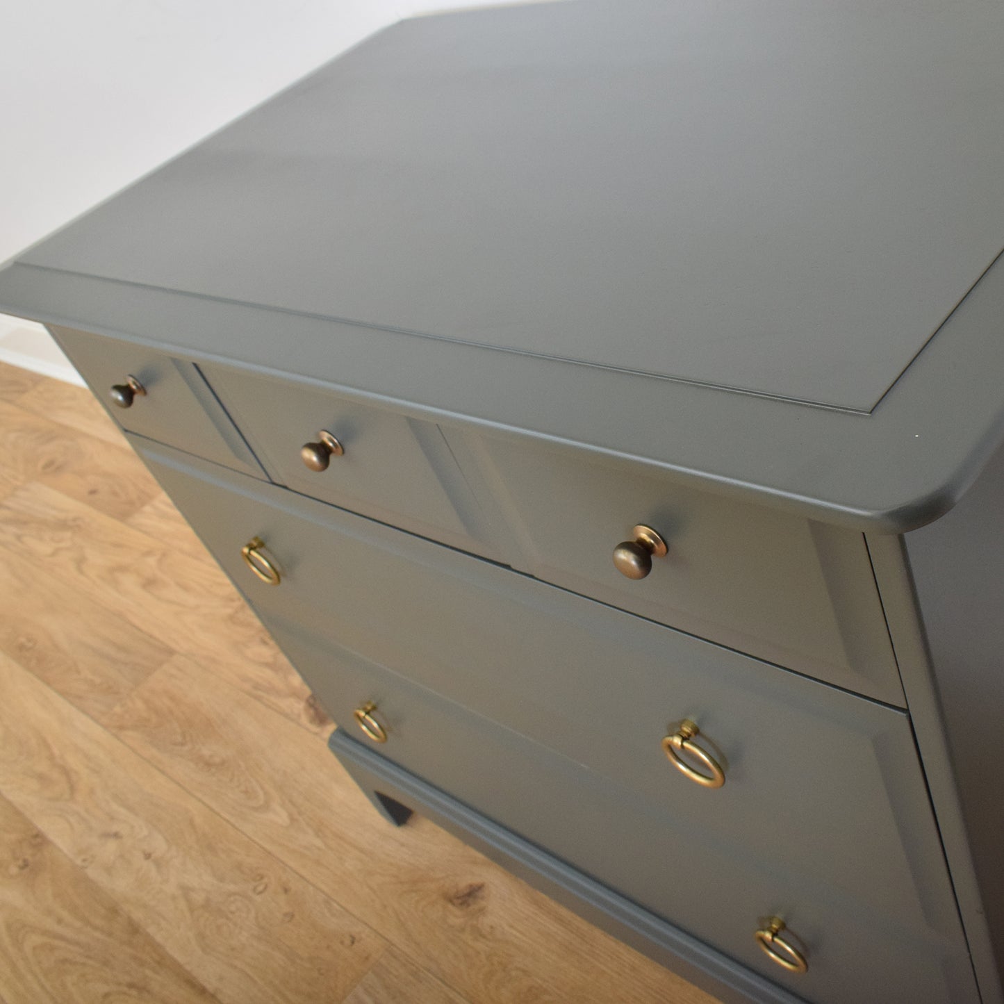 Painted Stag Chest Of Drawers