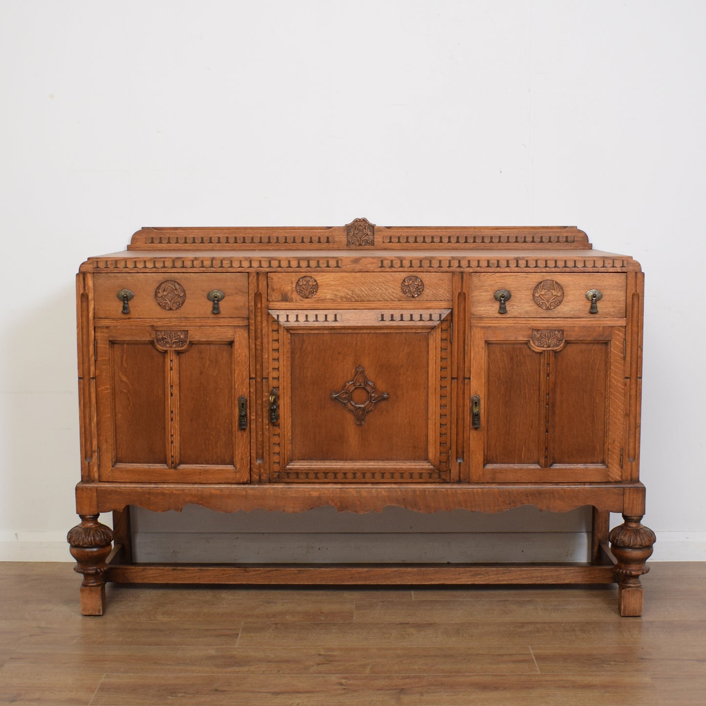 Carved Art-Deco Style Sideboard