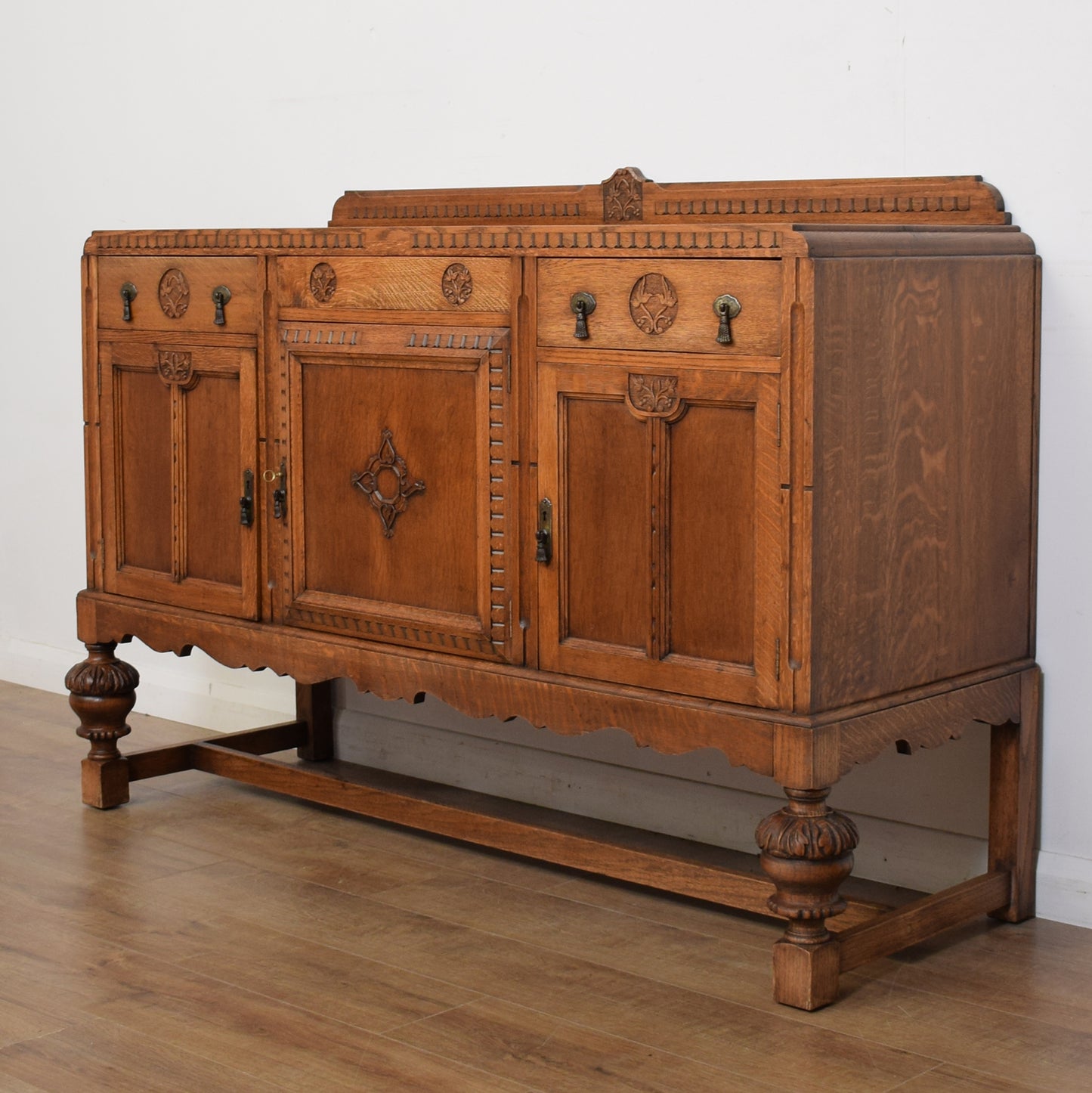 Carved Art-Deco Style Sideboard