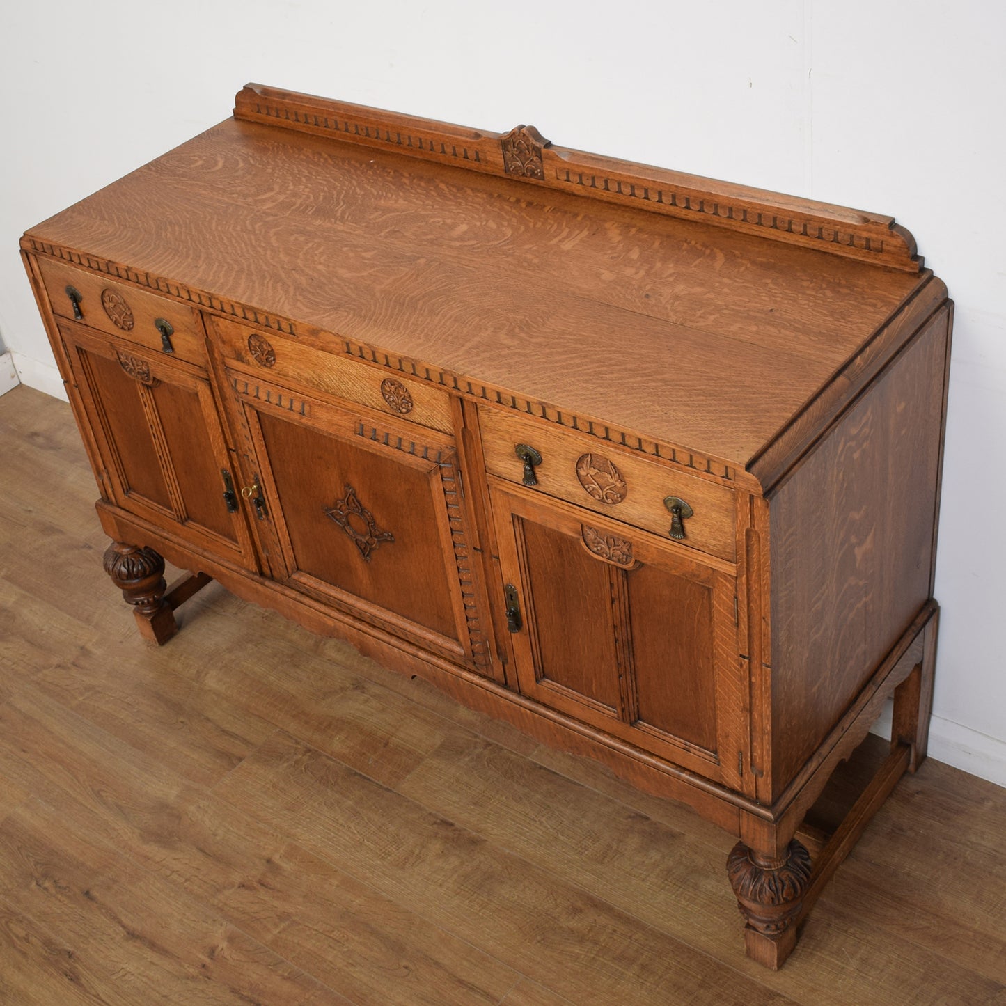 Carved Art-Deco Style Sideboard