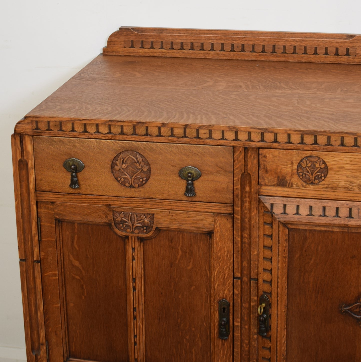 Carved Art-Deco Style Sideboard