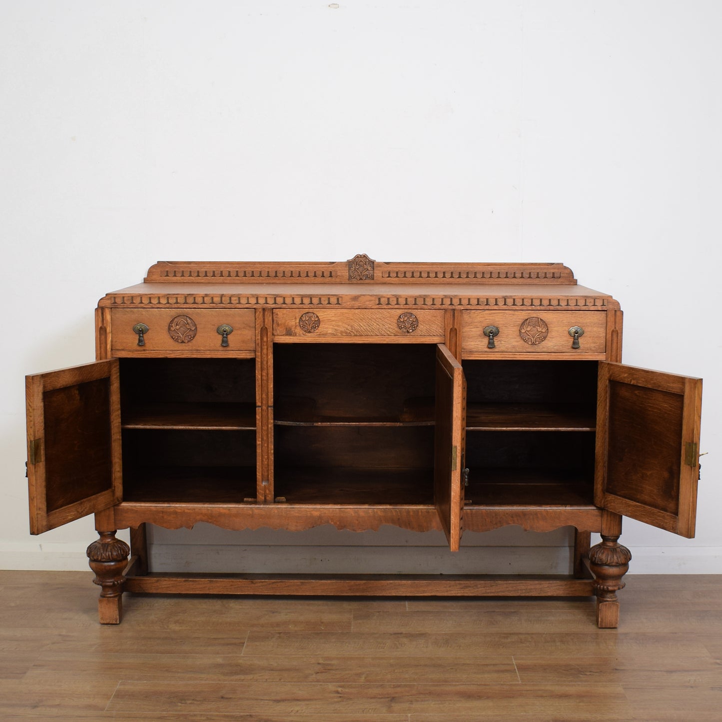 Carved Art-Deco Style Sideboard