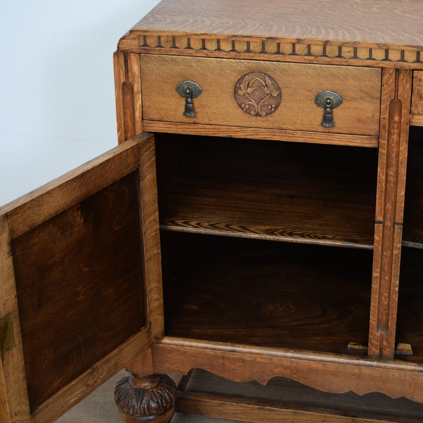 Carved Art-Deco Style Sideboard