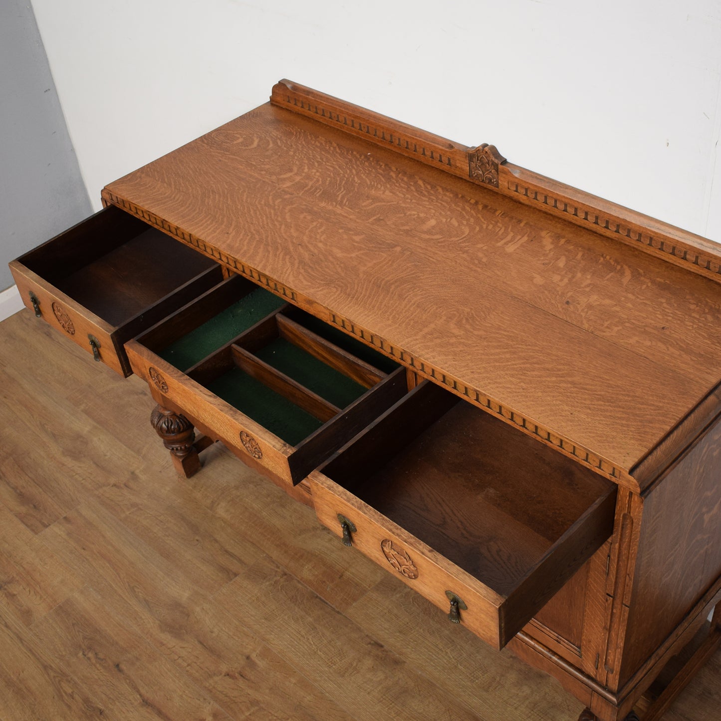 Carved Art-Deco Style Sideboard