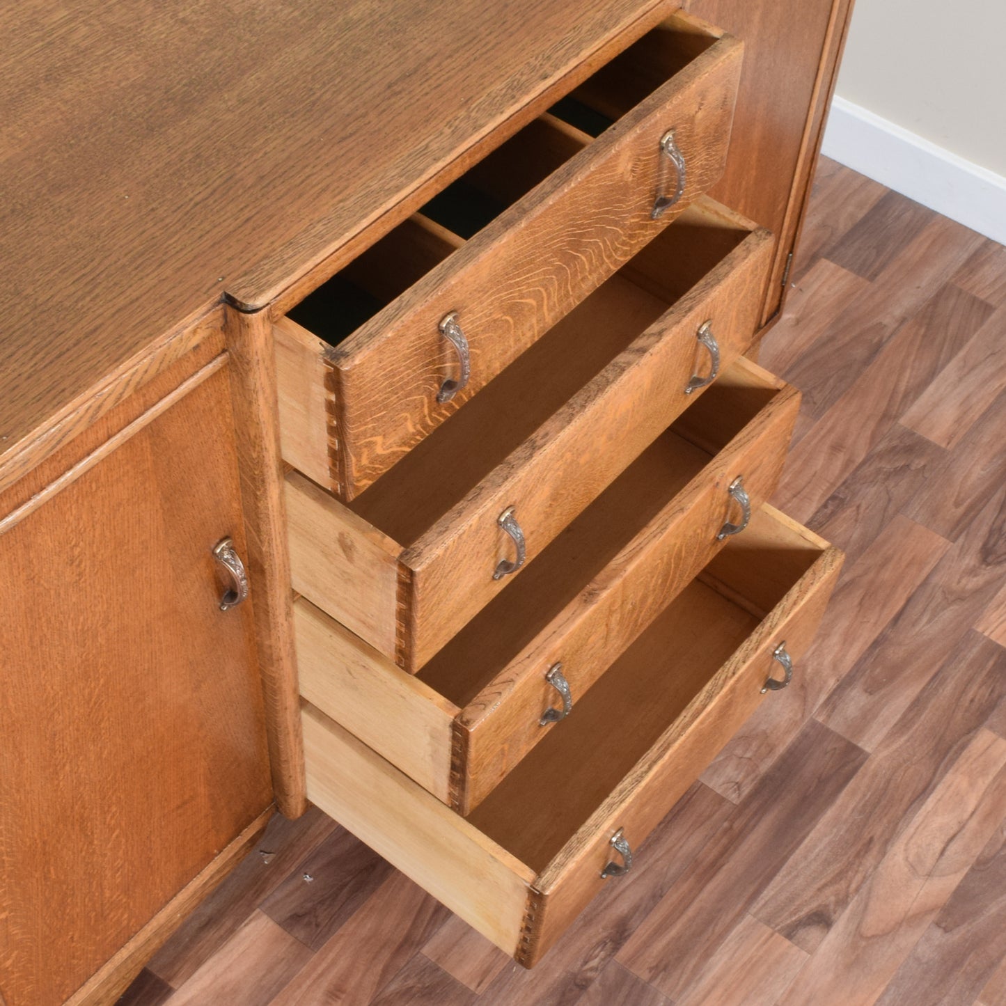 Restored Oak Sideboard