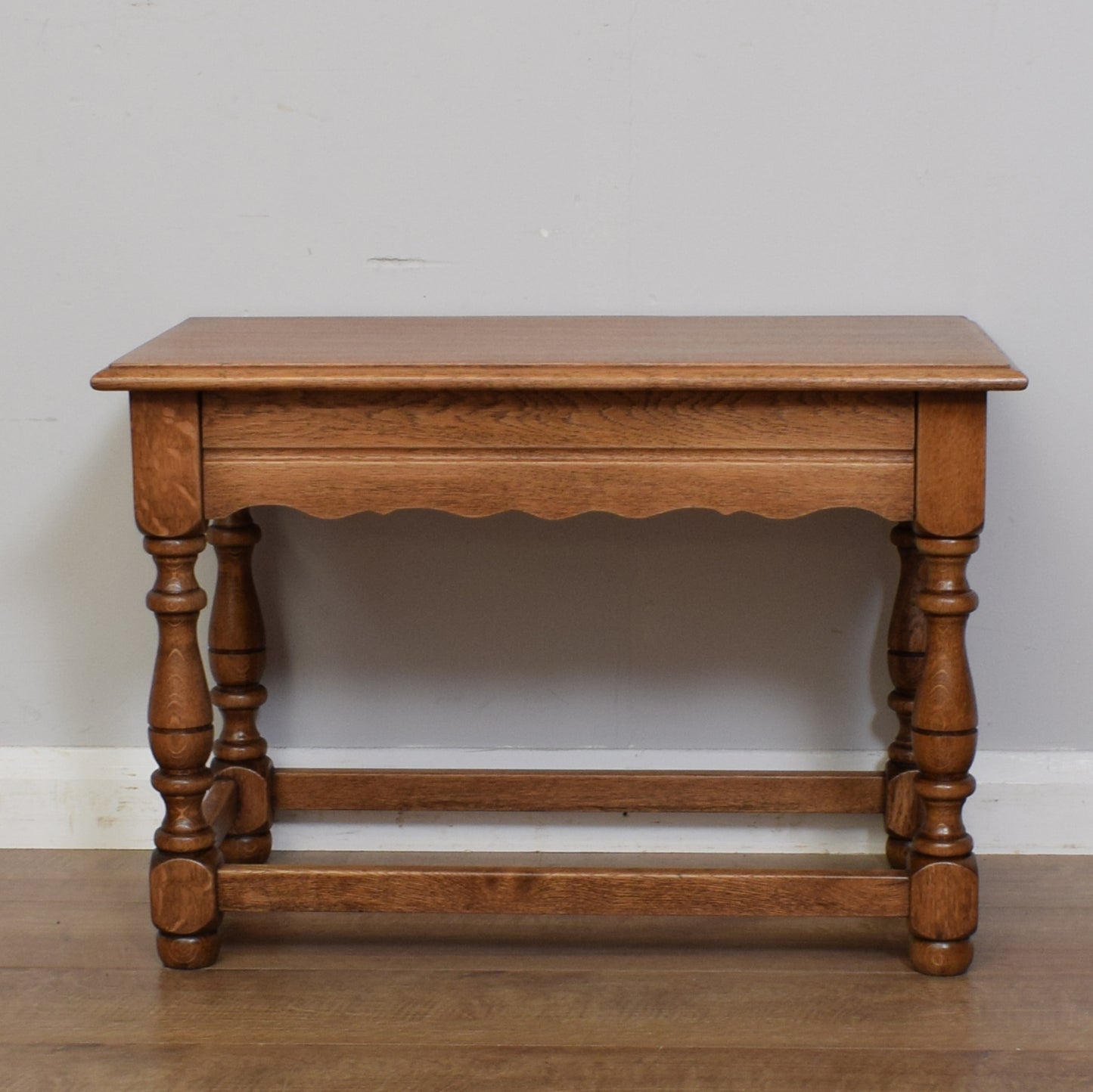 Oak Coffee Table with Drawer