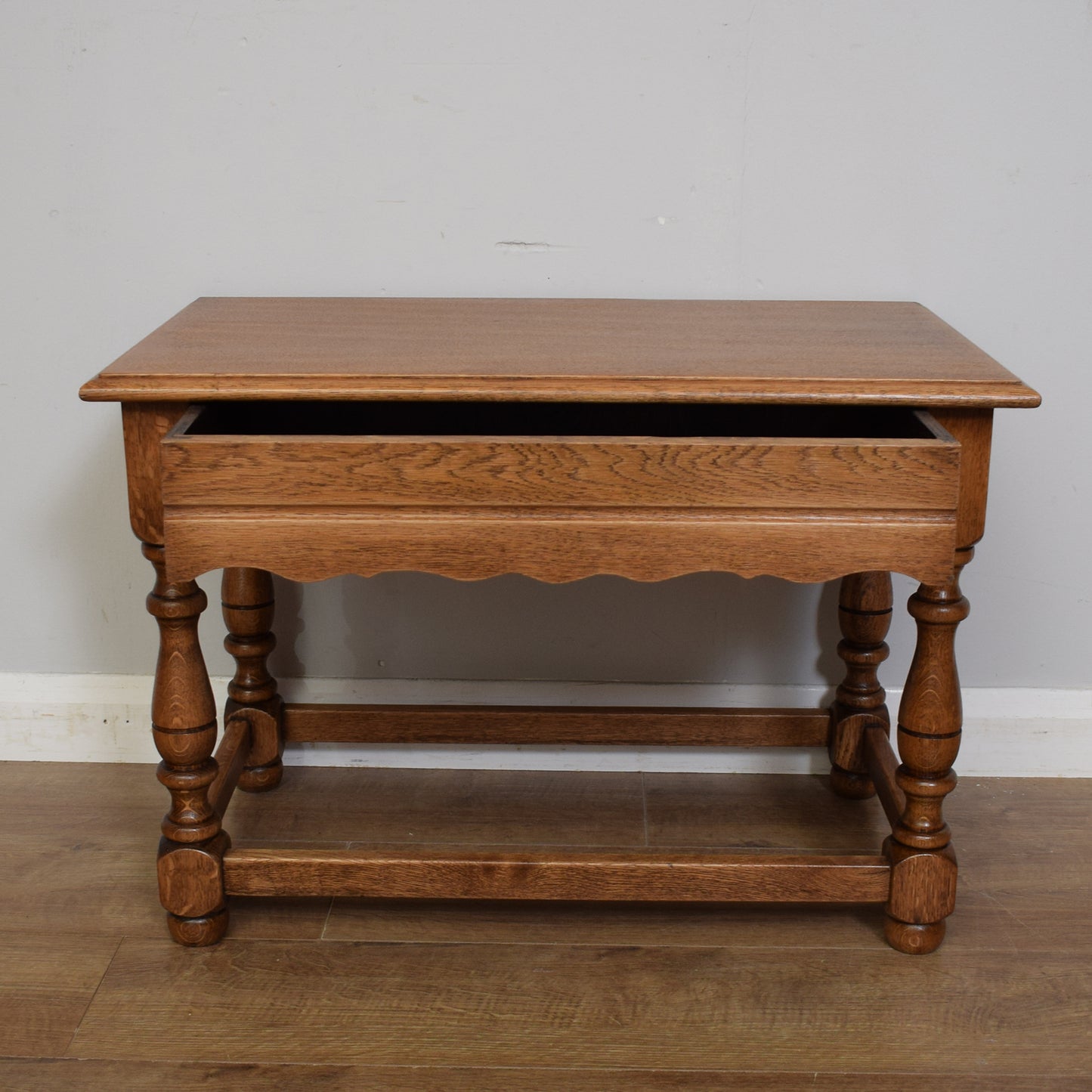 Oak Coffee Table with Drawer