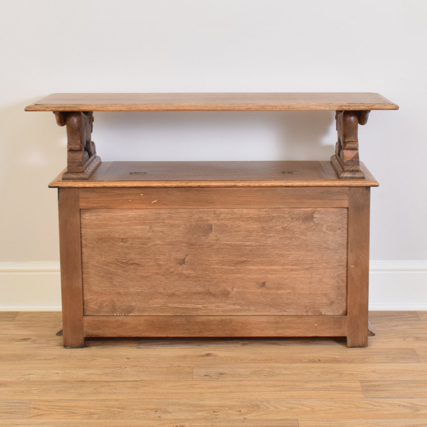 Restored Oak Monk's Bench