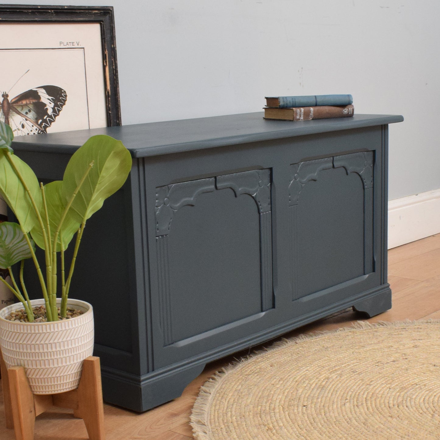 Painted Blanket Box